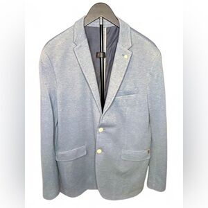 Zara Light Blue Men's Slim Fit XL Blazer